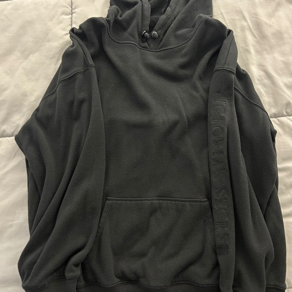 Victoria Secret Hoodie Womens Black L - Picture 1 of 3